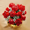 Bouquet de roses romantiques en blocs de construction