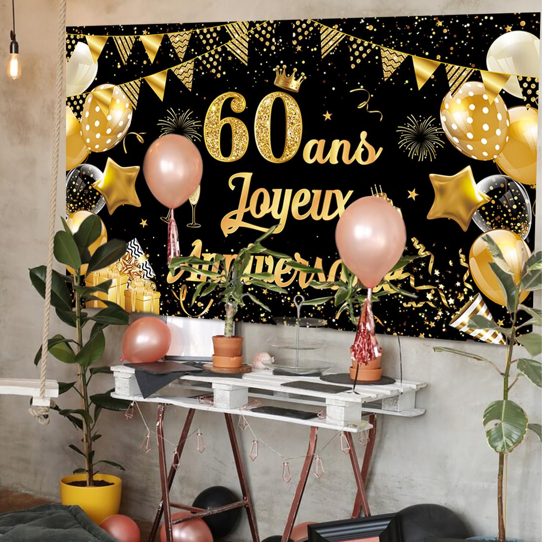 Décoration pour un 60e Anniversaire