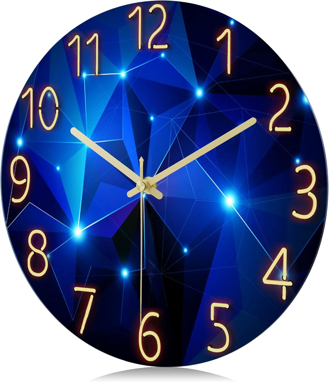 horloge contemporaine à quartz sans bruit