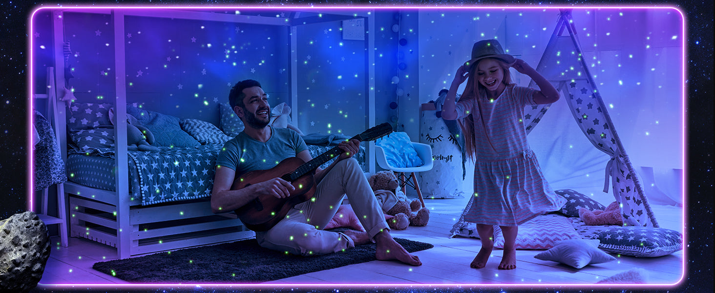 Lumière d’ambiance projecteur étoile pour déco chambre
