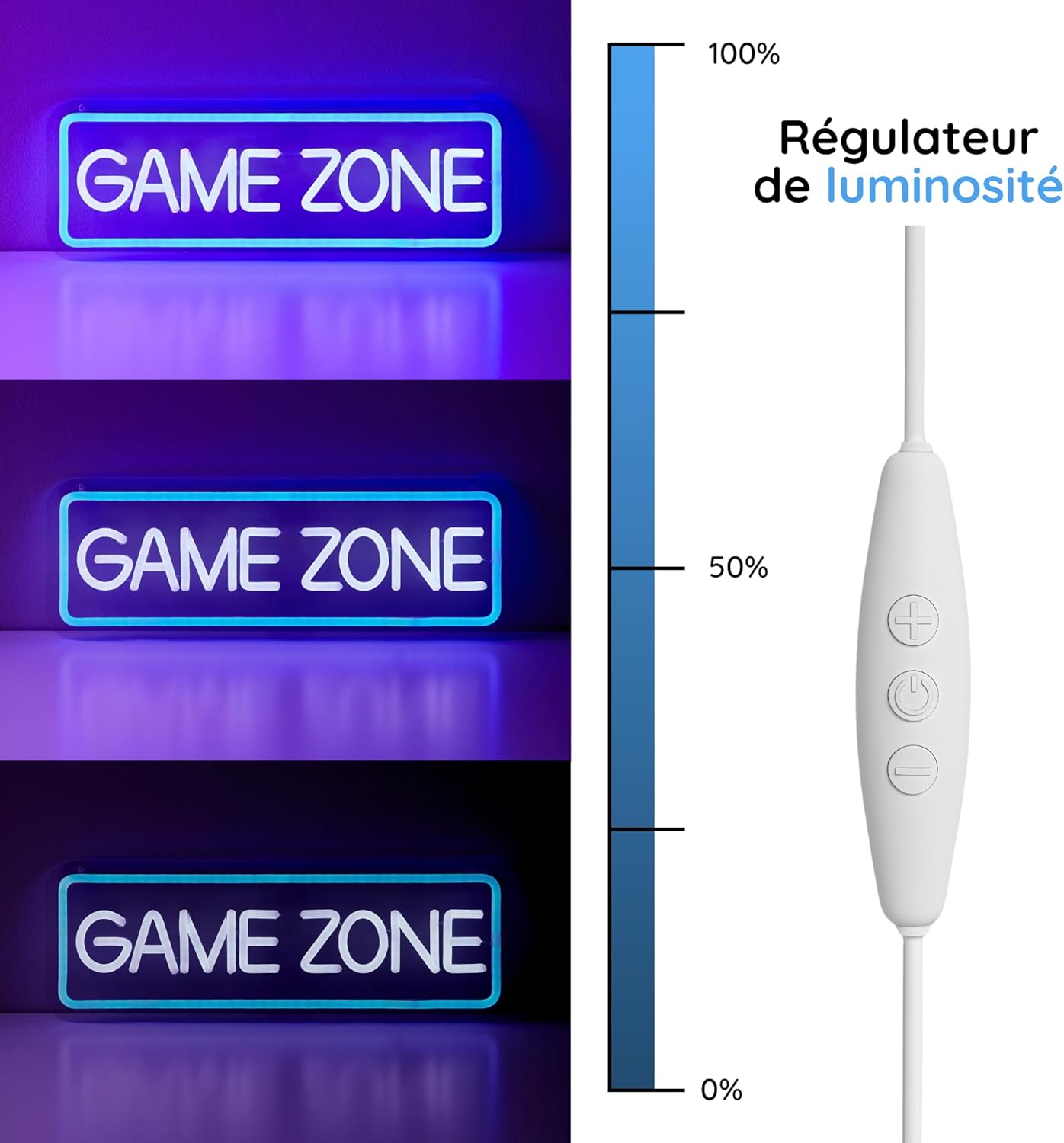 Néon LED Game Zone