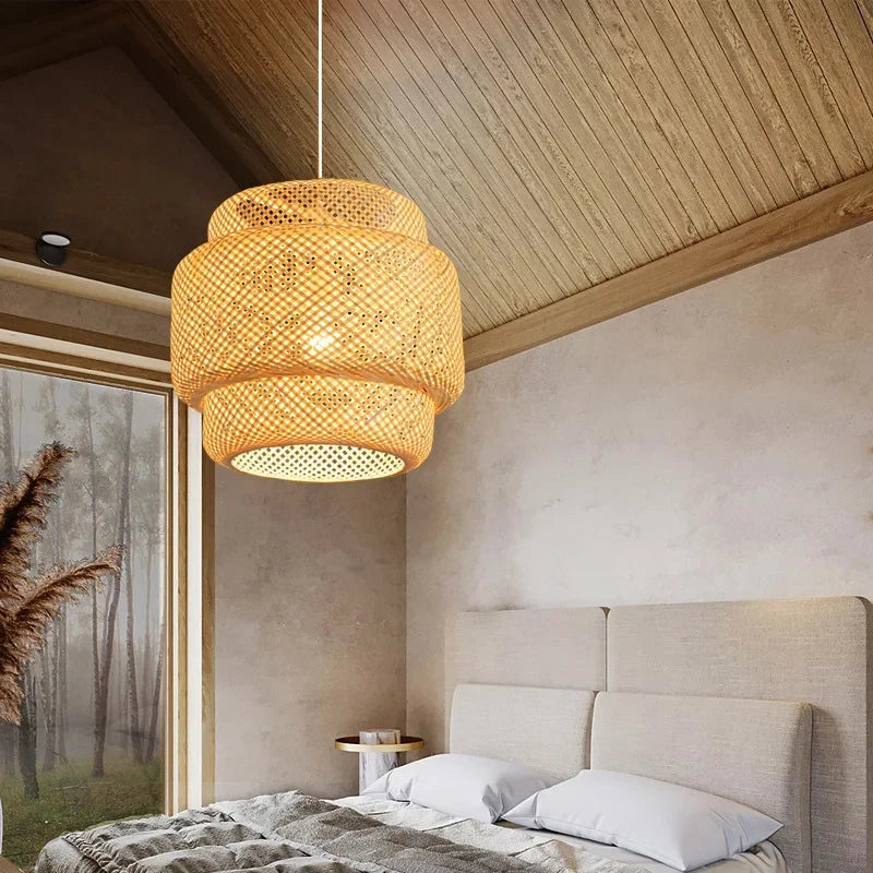 Applique murale en bambou – ambiance zen et chaleureuse