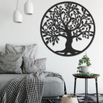 Décoration murale métal salon arbre de vie - Vignette | LYNOAH