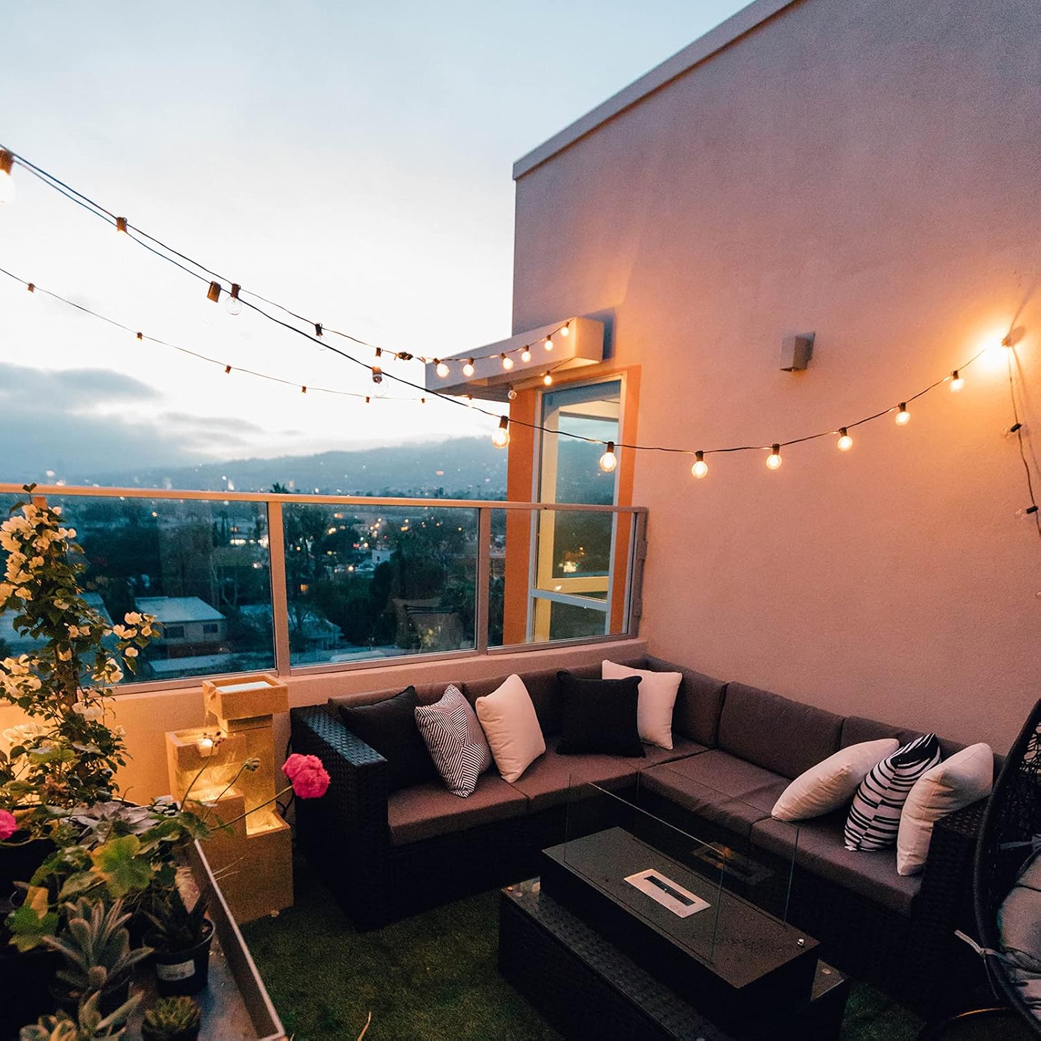 deco lumineuse murale terrasse