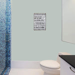 Décoration murale salle de bain wc - Vignette | LYNOAH