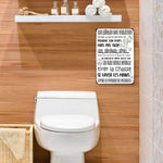 Décoration murale salle de bain wc - Vignette | LYNOAH