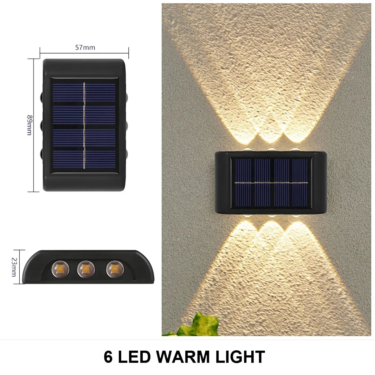 Décoration murale extérieure avec éclairage LED intégré