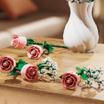 Décors fleurs muraux - Bouquet des roses romantiques - Vignette | LYNOAH