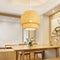 Lampe murale en bambou naturelle et artisanale