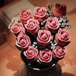 Décors fleurs muraux - Bouquet des roses romantiques - Vignette | LYNOAH