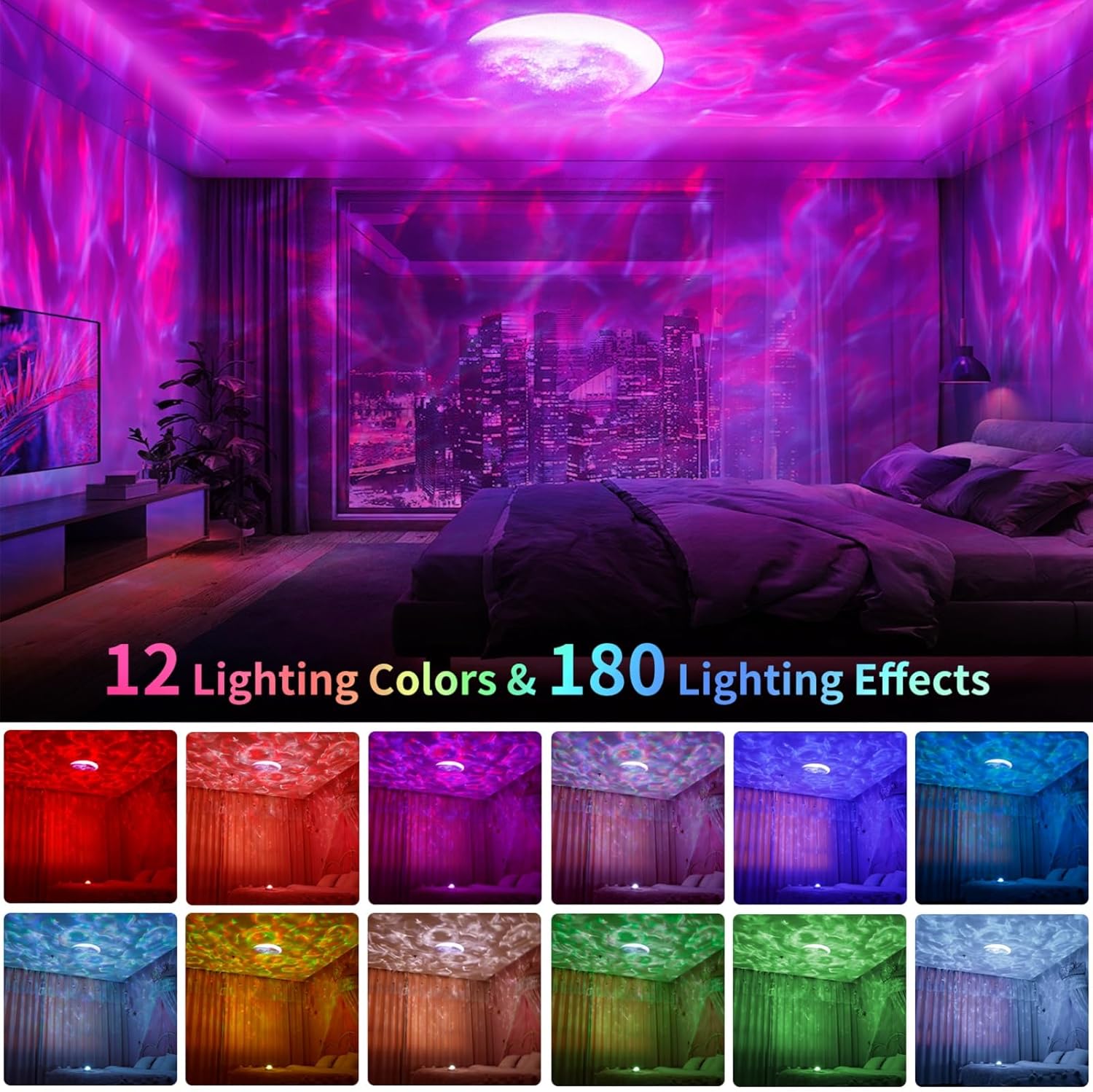 Ambiance gaming avec projecteur galaxie – lumière LED immersive pour joueurs