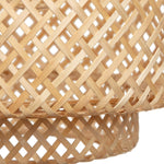 Décoration murale bois naturel : lampe en bambou - Vignette | LYNOAH