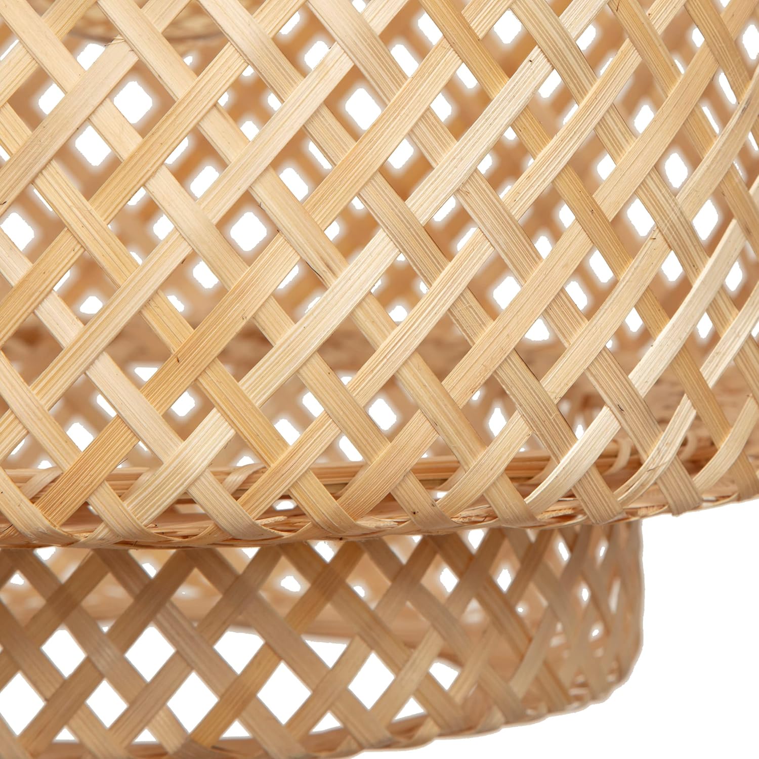 Lampe murale design en bambou tressé fait main