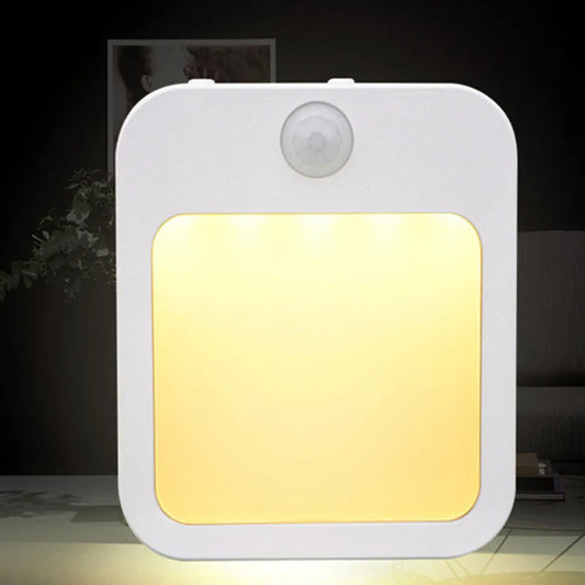 Veilleuse LED automatique USB rechargeable avec 8 LED blanches
